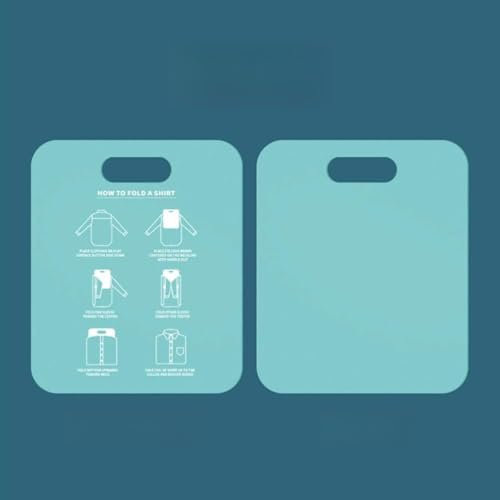 T-shirts Dossier à Linge, Planche de Pliage à Vêtements Rapides, Facile à Utiliser et à Stocker pour le Stockage à Domicile, Organiser Efficacement Vos Vêtements (BLUE)