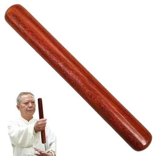 Whyzsjnclg Tai Chi, Tai Chi Sticks for Beginners, 15.8x1.4 inch Wooden Ruler Practice Tools for Martial for Martial Arts, Fitness, Physical Rehabilitation