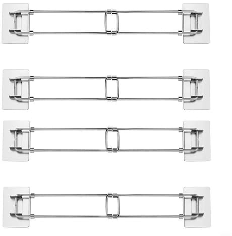 EffiFish RUXIFEY Barre de tension réglable pour réfrigérateur, pour camping-car, remorque, extérieur, maison, cuisine, organisation, support de rangement, accessoire de maison mobile