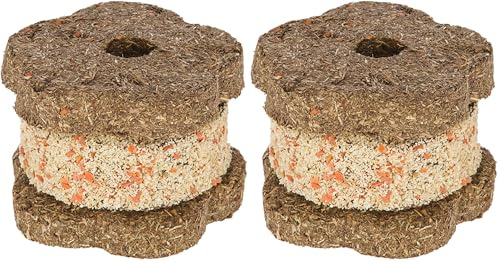 Kerbl Sandwich Delizia Carotte, 195 g - pour Chevaux - Gestion du Poids - Goût Carotte - 195 grammes (Lot de 2)