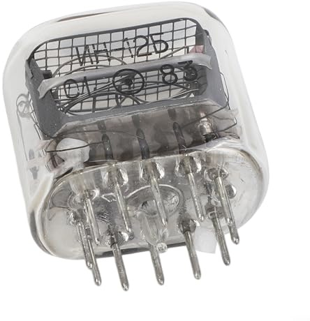 DIY IN12 Nixie Clock PCB Kit – Diseño de bajo consumo de 1 W, error anual preciso <1 minuto, para entusiastas del reloj de tubo brillante y lámpara LED (B)