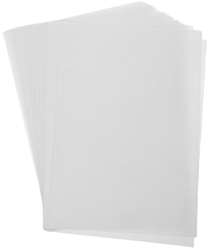 Papier D'emballage Décoratif A4 100 Pièces en Papier Blanc pour Emballage | Feuilles Format A4, Solution Pratique pour Fêtes, Doublure de Boîte, Toucher Doux, Effet Froissé