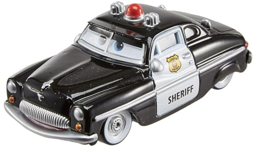 Mattel Cars 3 - Vehículo Sherif Coche De Juguete Policía, Multicolor FLM15