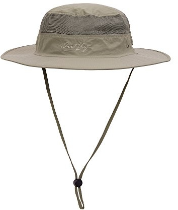 Unisex utomhus fiskarhatt andningsbar snabbtorkande solskydd för huvudomkrets 55–60 cm