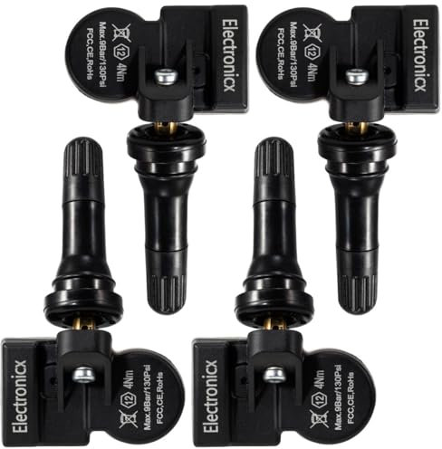 4x RDKS TPMS däcktryckssensor däcktryckskontrollsystem gummiventil Kompatibla med Commander 08-11