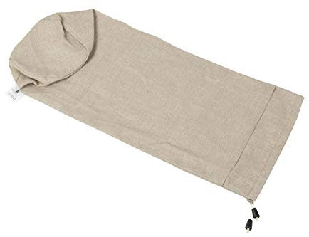 Handelsturm Bezug für Kissenrolle 50x14, Leinen Natur (ohne Innenkissen)