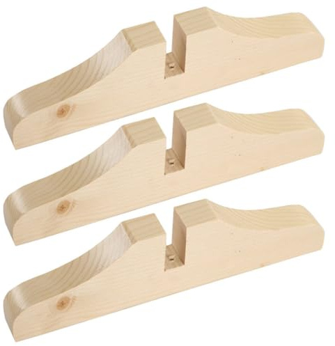 Yardwe 3 Uds. Soporte Plegable para Separador De Ambientes Panel De Pantalla De Madera Pies Base De Partición De Pantalla Soporte para Separador De Ambientes Base De Partición Patas De