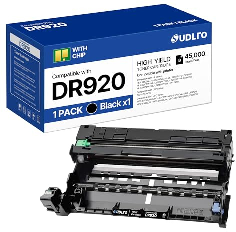 SUDLTO DR920 Drum Unit DR920 Replacement for Drum DR920 DR-920 to Compatible with HL-L6210DW HL-L6210DWT HL-L6310DW HL-L5210DW HL-L5210DWT HL-L5210DN(1 Black, Not Toner)