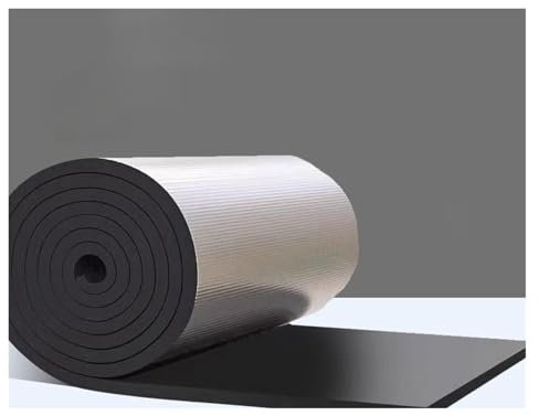 Pannello isolante in schiuma di alluminio riflettente autoadesivo, spessore 5 mm/10 mm/15 mm/20 mm, pannelli riflettenti termici a bolle di alluminio, rotolo isolante per pavimenti, tetti, porte di