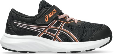 ASICS Boys Contend 9 Ps Sneaker, Black Sun Peach, 12 UK