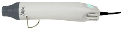 Sizzix Heat Tool 663386, Dual Speed, UK/EU Version for Shrink Plastic, Moulding, Embossing, Scrapbooking, Cardmaking, Papercraft & DIY, Multi Colour, One Size, White/Grey