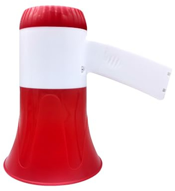 Btuty Mégaphone Haut-parleur Puissance 50 W Mégaphone Portable Mégaphone Voix et Sirène/Mode Alarme Contrôle Volume Clé USB Carte TF Alarme BT Amplificateur Mégaphone