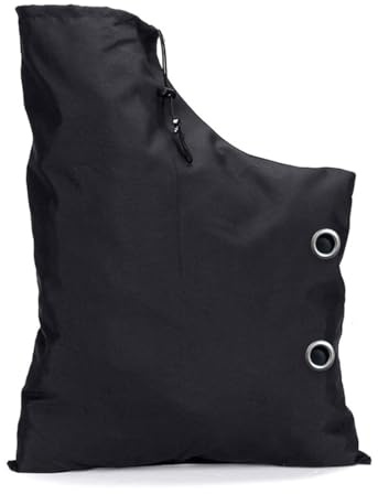 WeddHuis Sac de rangement pour feuilles, sac de rangement universel respirant et imperméable à fermeture éclair Oxford pour souffleur de jardin souffleur de racines accessoires de jardin pelouse patio