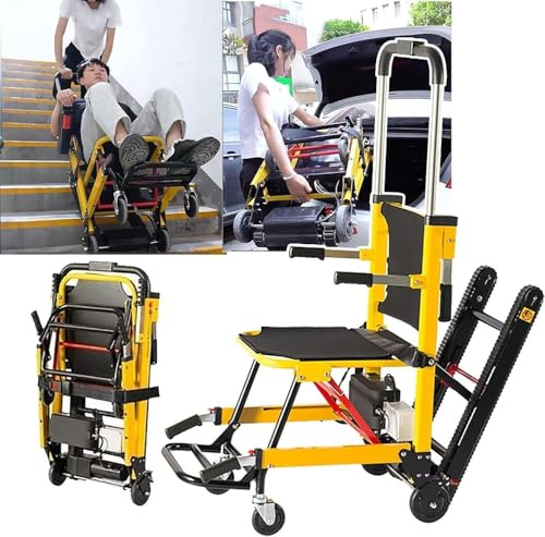 Barella elettrica per sedia a rotelle per salire le scale - Veicolo intelligente pieghevole per anziani e pazienti disabili