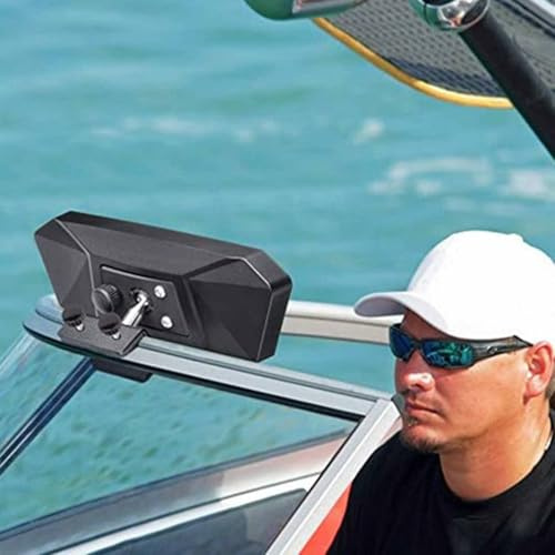 Ceprznvey Miroir de bateau, rétroviseurs de bateau vue arrière - Rétroviseurs réfléchissants,Accessoires de de miroir, rétroviseur grand angle pour le ski nautique, le sport, le wakeboard et