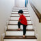 White Self-Adhesive Stairs Risers Stickers - Peel and Stick Art Decal for Staircase Decor - Decoration Strips Stairway Ladder Steps Decor (16)