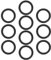 LT Easiyl Lot de 10 joints toriques pour lance - Diamètre extérieur : 14 mm - Diamètre du fil : 2 mm - Compatible avec nettoyeur haute pression Karcher 2.880-990.0