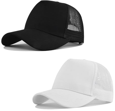 HAPEE Baseballkeps för herrar, 2/3-pack, Trucker, Klassisk snapback-keps, one size