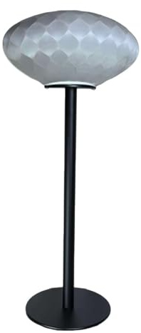 ZGOUO Lautsprecher-Bodenständer ist kompatibel mit Bowers&Wilkins Formation Wedge-Lautsprechern aus Aluminiumlegierung，Schrauben zur Befestigung des Audios, verstecktes Netzkabel (Schwarzes 1 STK.)