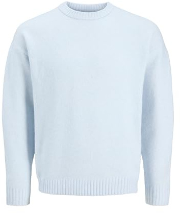 JACK & JONES Jjesoho Ollie Knit Crew Neck SN, Skyway., S