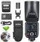 Godox V100 N V100-N 100Ws TTL Flash, 400 flash a piena potenza, tempo di riciclo di 1,7 s, wireless 2,4 G con flash esterno, HSS Speedlight (Godox V100N)