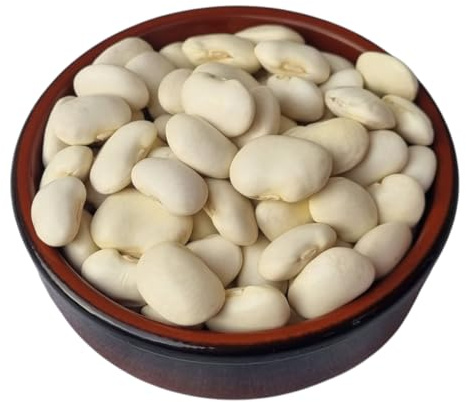 IGART FOOD & WOOD Weiße Bohnen Jaś Karłowy (Buschbohne) Trockene Körner Klein 1,5–2 cm Ohne Zusätze, 1kg