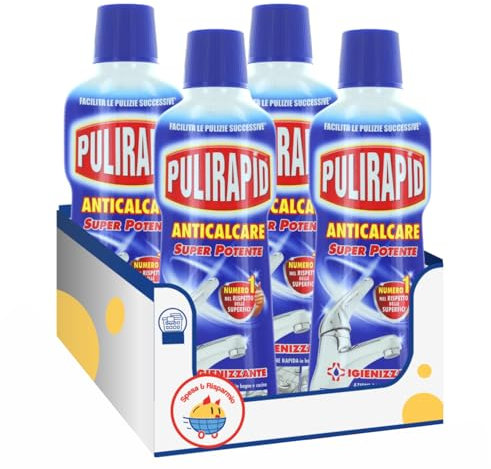Detergente anticalcare igienizzante per bagno e cucina – formula concentrata – 750ml – Variazioni 4/8/12 Pezzi (4)