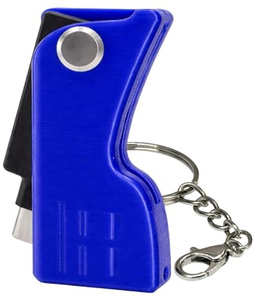 HOLDTAG Funda para Yubikey con Llavero compatible con YubiKey 5 NFC y 5C NFC, Protección Antigolpes, Case Yubico, Cover Ligero y Carcasa Resistente Estuche (No Incluye Llave de Seguridad)
