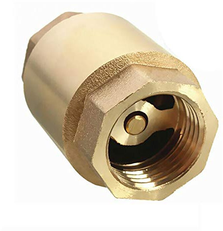 Valvola di ritegno non ritorno 1 1/4 valvola di ritegno a molla singola valvola di ritegno in ottone per acqua, olio, vapore e altri mezzi (DN32)