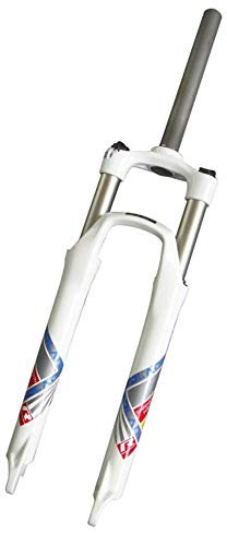 TYXTYX Horquilla Delantera de presión de Aceite, Horquilla de suspensión MTB de 26 Pulgadas, Horquilla Delantera de aleación de Aluminio con Resorte de Aceite, diseño de Amortiguador