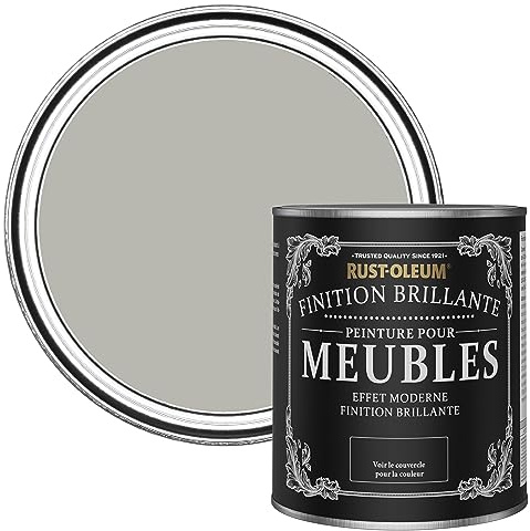 Rust-Oleum Grey Furniture & Skirting Board Paint in Gloss Finish - Grey Tree 750ml