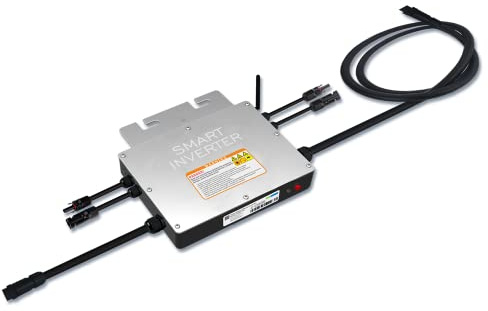 PMSUN 700W netzgekoppelter Mikro-Wechselrichter mit WiFi-Kommunikation wasserdicht MPPT stapelbar DC30-60V Solareingang AC220V Reiner Sinusausgang für 30V 36V PV-Module