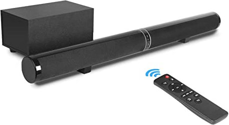 ICOSAR Sound bar Home Theater Altoparlante Bluetooth Subwoofer Echo Wall Bar TV Audio