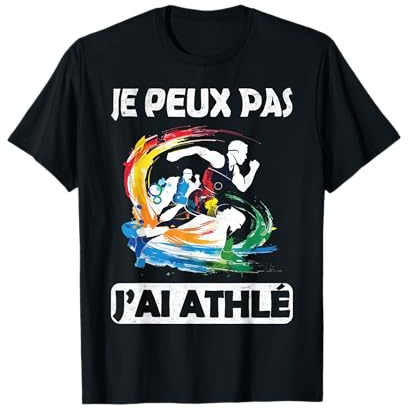 Je Peux Pas J'ai Athlé Athlète 2025 Athlètes coureur T-Shirt