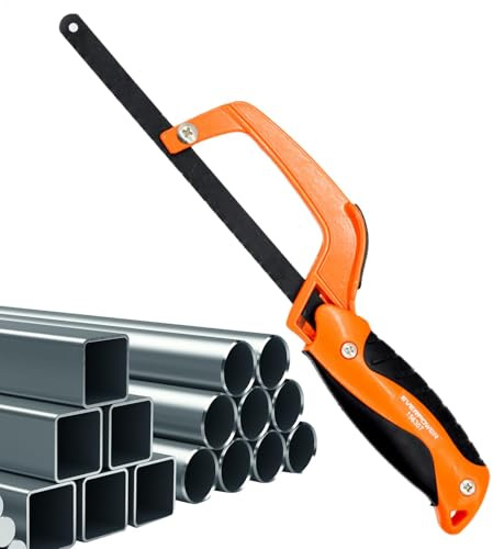 Metallbågsåg, kompakt bågfil, aluminiumbågfil handhållen bågfil, högspänning bågsåg manuella verktyg för trä- och metallbearbetning