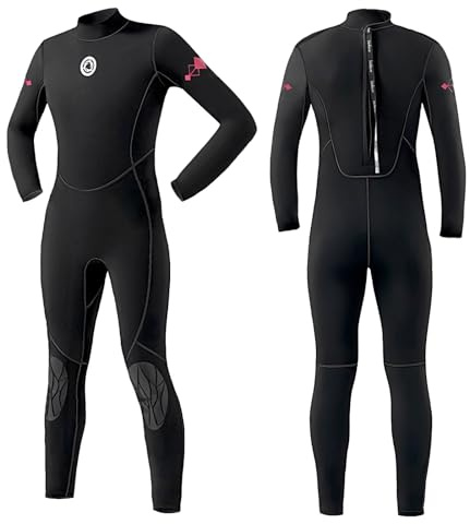 Men Wetsuits 3mm Full Body Neoprene Wetsuit for Men - Cold Water Wetsuit for Surfing, Diving, Snorkeling, Swimming, Kayaking & Water Sports