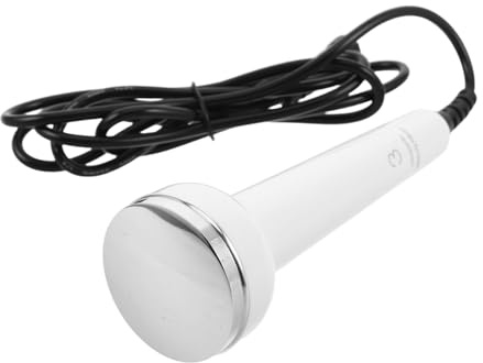HONITANO Sonda Facial Ultrasónica para Cuidado la Piel 1 Unidad Cabezal Plano de Calentamiento Térmico Ocular Portátil para Rutina Diaria
