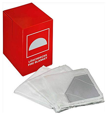 Holthaus Medical Feuerlöschdecke Löschdecke Brandschutzdecke, 180x160cm, DIN 14 155