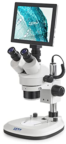 Kern OZL 466T241 Stéréomicroscope trinoculaire 45 x lumière réfléchie, lumière transmise