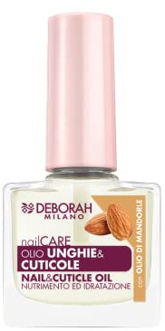 Deborah Milano - Olio Trattamento Unghie e Cuticole, con Olio di Mandorla, Nutre e Ammorbidisce la Pelle in Eccesso, 8.5 ml