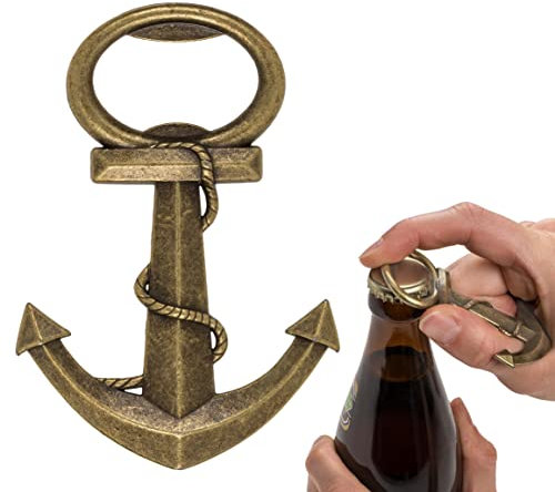 Décapsuleur ancre marine ouvre bouteille pour porte-clés, décoration ou un navigateur ou un passionné de la mer et des bateaux