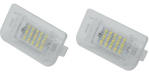 Kalunfex Lot de 2 éclairages de plaque d'immatriculation pour W246 W242 Classe B 2011-2019 Éclairage de plaque arrière 2468201566