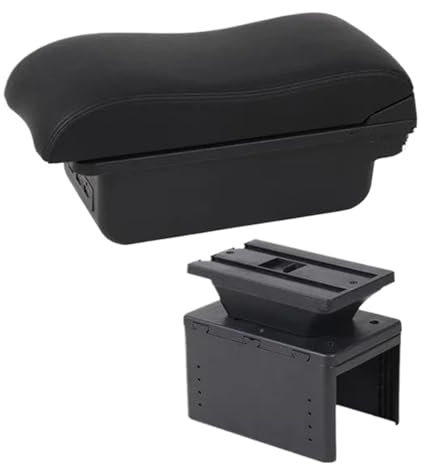 NANGAEBPPW Bracciolo Universale Modello Universale Accessori Auto Vanetto Componenti Retrofit Riduzione Affaticamento(B2 Linea Nera 3USB)