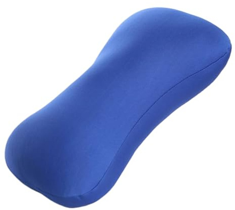 Qkbuza mikropärlor nackkudde 38 x 20 cm resenackstödskudde halskudde lång nackrulle avslappningskudde barn nacke arm ryggstöd för bil flygplan resa camping