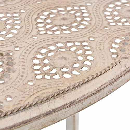 Genérico Set da Bistrò 3 pz in Acciaio Bianco,Bianco,18.3kg,43149