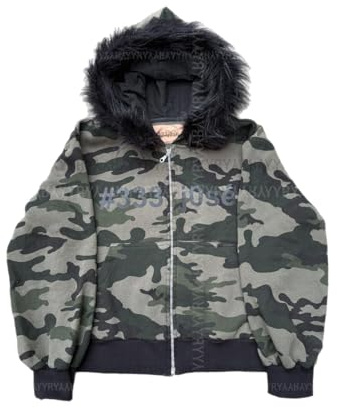 DASONLUE Sweat à capuche Y2K pour homme - Imprimé tête de mort - Style gothique steampunk - Veste d'hiver - Fermeture éclair complète - Court - Style hipster - Streetwear, Camouflage X03, S