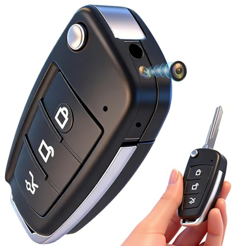 SecuraLen Camera Espion Mini 1080P, Vision Nocturne & Détection Mouvement | 1,5h batterie, 32GB microSD, 120° grand angle, enregistrement en boucle