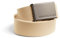 Urban Classics Unisex Gürtel Canvas Belt, One Size verstellbare Unisex Canvasgürtel, Metallschließe mit Logo-Prägung, beige, one size