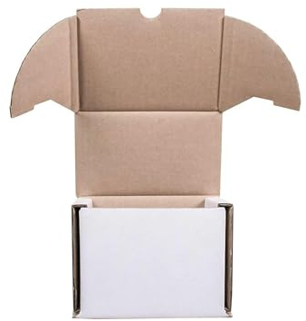 Smash Proof Mug Boxes – Protective Packaging for 11oz Mugs – 15 x 11 x 9.5 cm Strong Corrugated Cardboard Boxes – White Gift Boxes for Mugs, Small Postal Box for Safe Shipping (100)