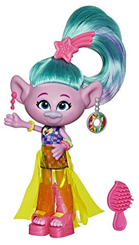 Les Trolls 2 Tournée Mondiale de DreamWorks - Poupée Mannequin Mode Deluxe Satin